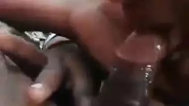 Marathi slut giving blowjob to customer in jungle