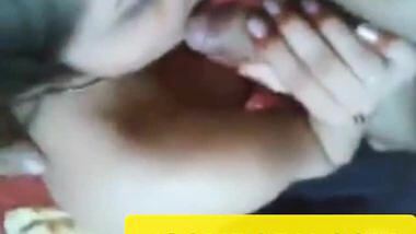 South indian Cute Girl caught Sucking cock