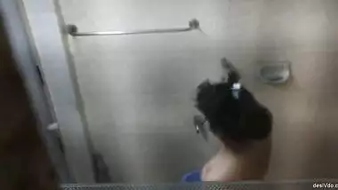 Beautiful Desi Girl Bathing New Clip Captured By StepBrother