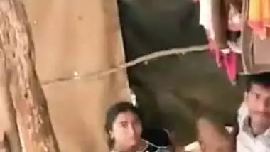 Husband caught unsatisfied wife she fuck with lover in barn, scandal Desi mms