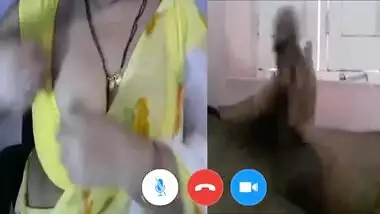 Desi Hot Indian Aunty Video Call With Young boy