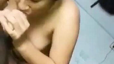 Desi Beautiful Wife Sucking Dick