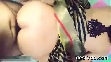 cute gal rohini saree hiked & fucked in her trimmed pussy