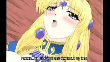 Blonde Horny Princess Elena Nailed