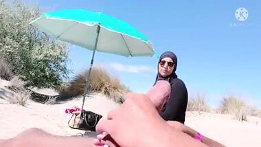 A busty Bangladeshi milf sucks a dick on bitch