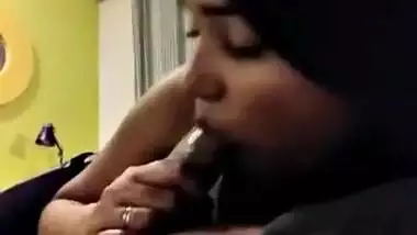 Cute Malyali babe teasing sucking and playing with cock