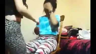 Lesbian hostel girls sexy lap dance