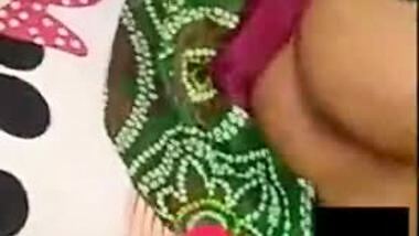 Desi Bhabhi anal pushing with a candle