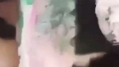 Hard chudai of a curvy babe in the doggy style