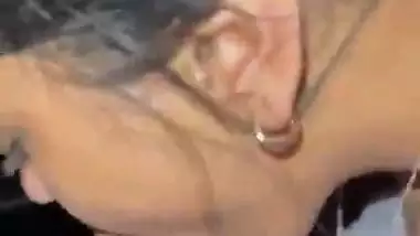 Naughty Babe Sucking Dick in the Car after Tinder Date