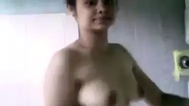 Desi nurse nude Selfie in bathroom