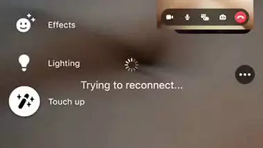 Round face chubby girl nude on video call to boyfriend