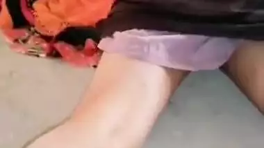 Bhabi Teasing Husband Showing Pussy