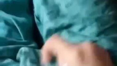 Polo t-shirt girl showing boobs on video call sex