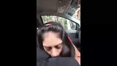 Car porn video of a hot college student