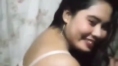 Adorable Bengali girl showing her boobies