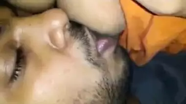 Husband Sucking Desi Boobs Before Fucking