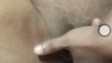 Horny bhabhi video call fingering her shaved pussy