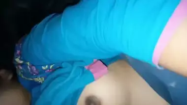 Cute Desi girlfriend gets laid down for sex with BF