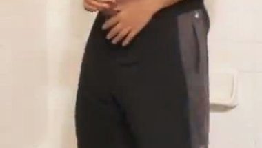 Alan Prasad bathroom cumshot. Desi boy jerks off for pleasureprinciple. Handsome hunk shows his body and masturbates