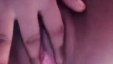 My cock craving MILF shoving her beautiful cunt