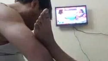 Illicit couple home sex video with pain moans