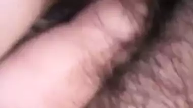 Milf shows her big boobs and pussy on a video call