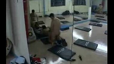 Hidden cam sex of gym trainers secretly captured