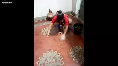 Sexy Maid Cleaning With Big Ass