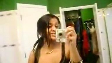 lovely girl showing tits to lover on skype