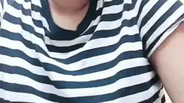 Cutest girlfriend nude video call to boyfriend