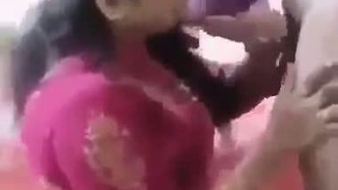 Desi milf gives an Indian blowjob to her husband’s friend