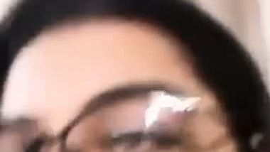 Huge boobs busty bhabhi topless show for lover