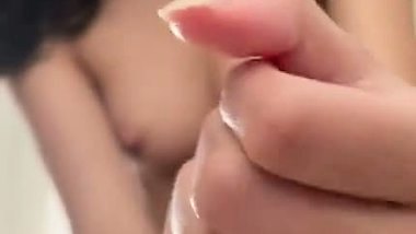Extremely Beautiful Indian Girl Giving Handjob