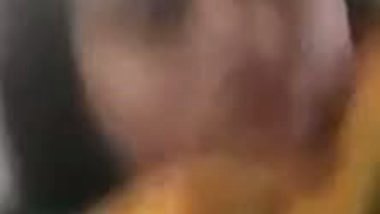 Silly desi XXX chick showing her big boobs to her boyfriend