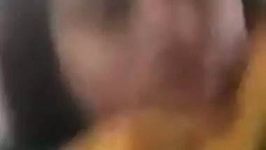 Silly desi XXX chick showing her big boobs to her boyfriend