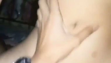 18 yr old girl rides on her lover’s dick in GF BF sex video