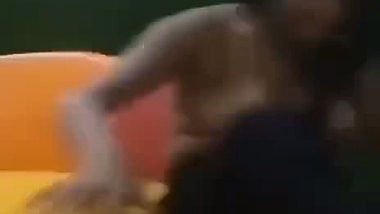 Cute GF sitting topless in restaurant FSI sex