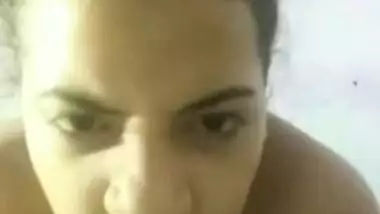 Desi girl selfie video making