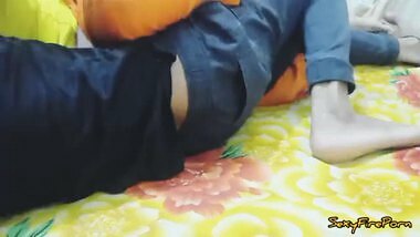 Indian young couple fucks in their bf film