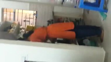 Owner Showing dick to maid