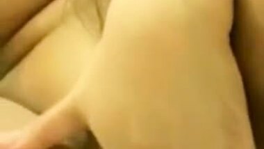 Nri playing with her body