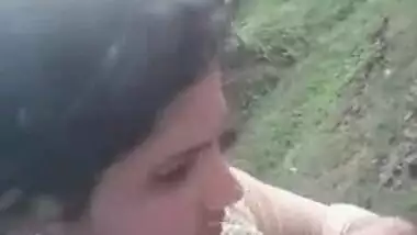 Tamil girl boobs pressed hard by bf outdoors