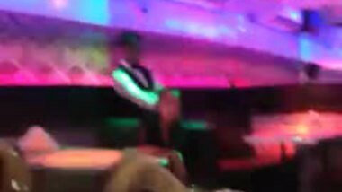 beautiful Indian dancer in dance bar