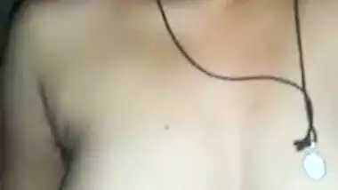 Shy Desi Girl boob Pressing By Lover