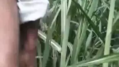 Dehati outdoor stripping before sex