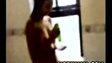 Girl Model Taking Bath