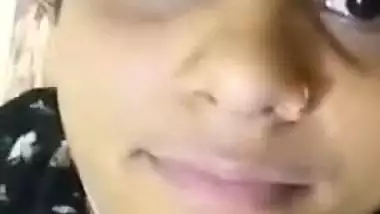 Cute expression girl video call sex chat nude show
