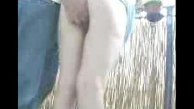 Fsiblog – Devar playing with bhabi’s ass on balcony MMS