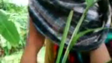 Indian outdoor doggy sex